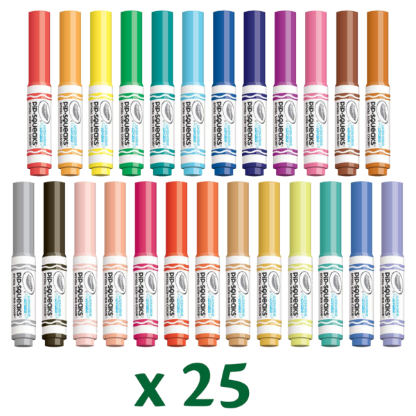Crayola Pip Squeaks Marker Set (65ct), Washable Markers for Kids, Kids Art Supplies, Travel Essentials, Easter Gift for Kids, 4+ - Image 2