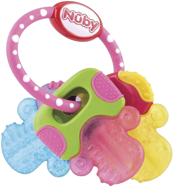 Nuby Ice Gel Teether Keys, 1 Count (Pack of 1)