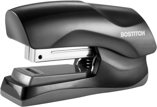 Bostitch Office Heavy Duty Stapler, 40 Sheet Capacity, No Jam, Half Strip, Fits into the Palm of Your Hand, For Classroom, Office or Desk, Black