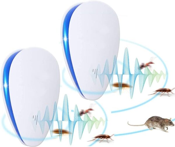 Ultrasonic Pest Repellent(6 Pack), 2024 Newest Electronic Pest Repeller Indoor Plug in Bug Repellent for Pest Control Mosquito, Spider, Mice, Ant, Insects, Roach, Non-Toxic. - Image 2