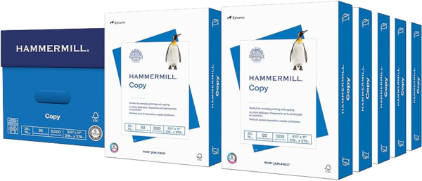 Hammermill Printer Paper, 20 Lb Copy Paper, 11 x 17 - 1 Ream (500 Sheets) - 92 Bright, Made in the USA