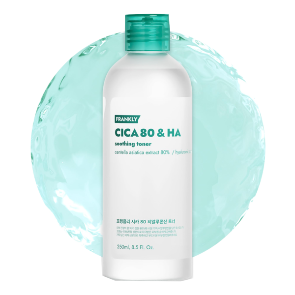 CICA 80 & Hyaluronic Acid Toner - Soothe, Hydrate & Balance | 80% Centella Asiatica & Hyaluronic Complex (7 Types) | 8.8 fl.oz.
