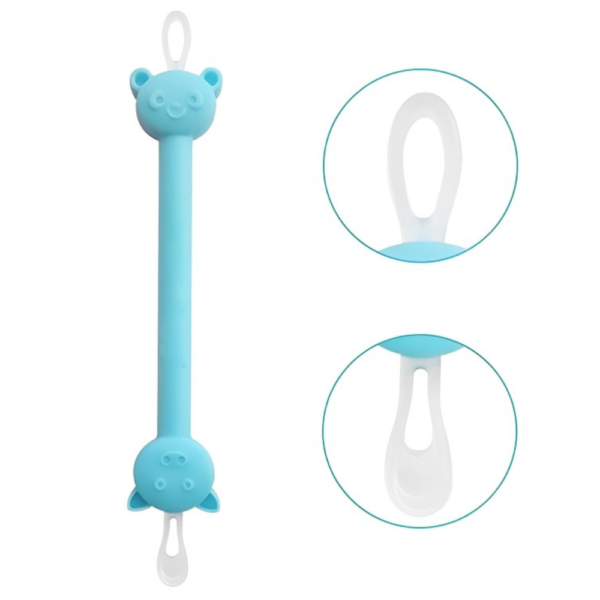 oogiebear: Baby Nose Cleaner & Ear Wax Removal Tool - Safe Booger & Earwax Removal for Newborns, Infants, Toddlers - Dual-Ended - Essential Baby Stuff, Diaper Bag Must-Have, 2 Pack Blue with CASE - Image 3