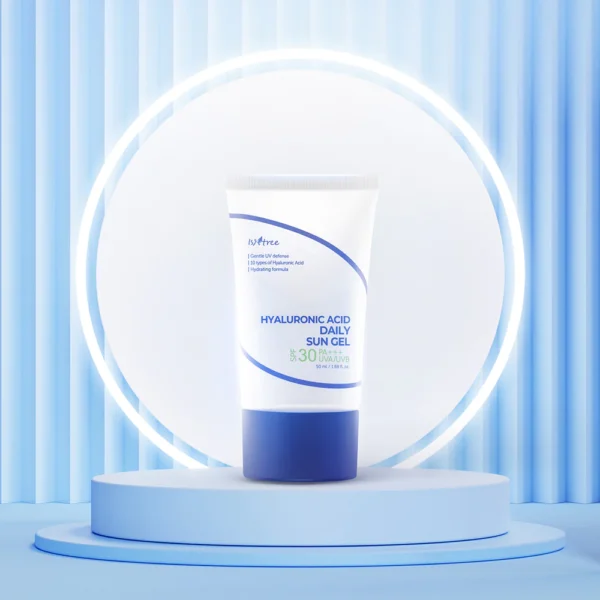 ISNTREE Hyaluronic Acid Daily Sun Gel 50ml, 1.69 fl.oz | SPF 30 PA+++ | 10 types of hyaluronic acid | No White Cast | Korean skin care - Image 3