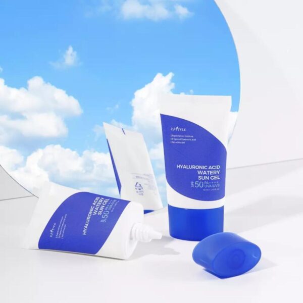 lsntree Hyaluronic Acid Watery Sun Gel (Pack Of 2, 50ml each) | All skin types Sunscreen | Daily Sunscreen With No White Cast - Image 2