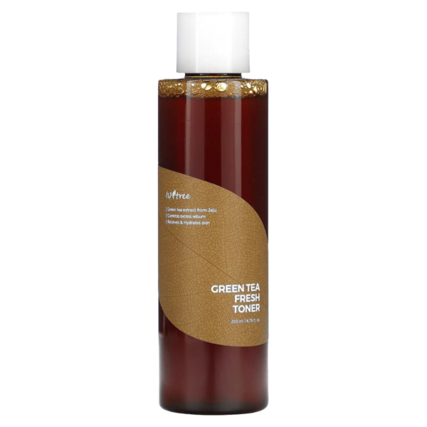 IsNtree Green Tea Fresh Toner 200ml, 6.76 fl.oz with Hyaluronic Acid for Sensitive, Oily, Dry Skin | Deep Moisturizing Facial Moisturizer, Hypoallergenic