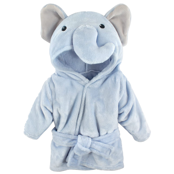 Hudson Baby Unisex Baby Plush Animal Face Bathrobe