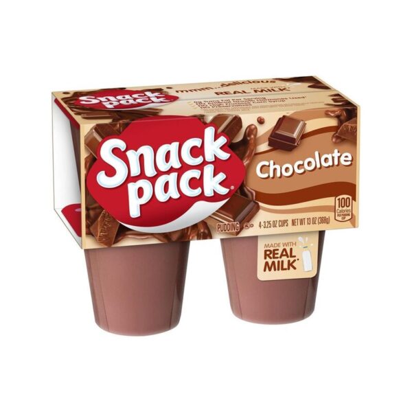 Snack Pack Chocolate Pudding, 4 Count Pudding Cups - Image 2